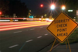 Sobriety Check Point Ahead
